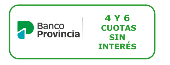 4 y 6  cuotas sin interés.