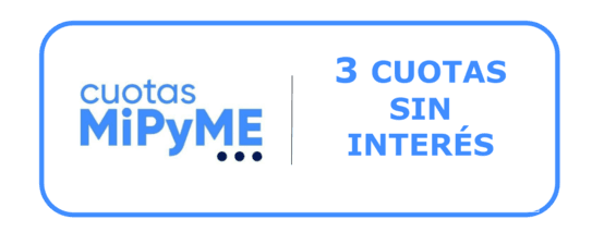 3 cuotas sin interés y 6 cuotas fijas.
